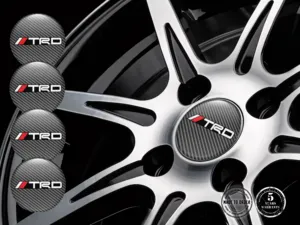 Toyota TRD Adesivi Cerchio Logo Design Silicone Custom